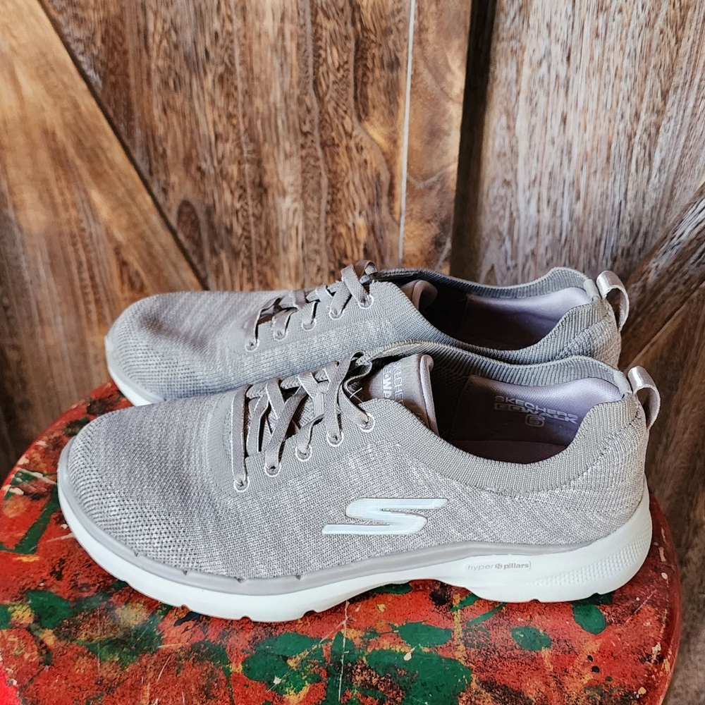 Skechers Women's Gray Slip-On Sneakers